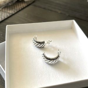 Silver earrings